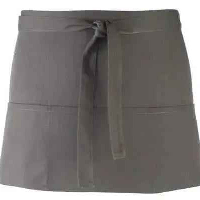 Bar Apron Dark Grey, Blue, Olive Green, Royal Color
