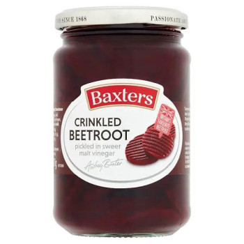 Baxters Crinkled Beetroot 340g (Case of 6) Baxters Crinkled Beetroot 340g (Case of 6)