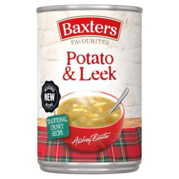 Baxters Favourites Potato & Leek 400g (Case of 12) Baxters Favourites Potato & Leek 400g (Case of 12)