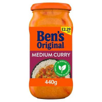 Bens Original Medium Curry Sauce 440g (Case of 6)