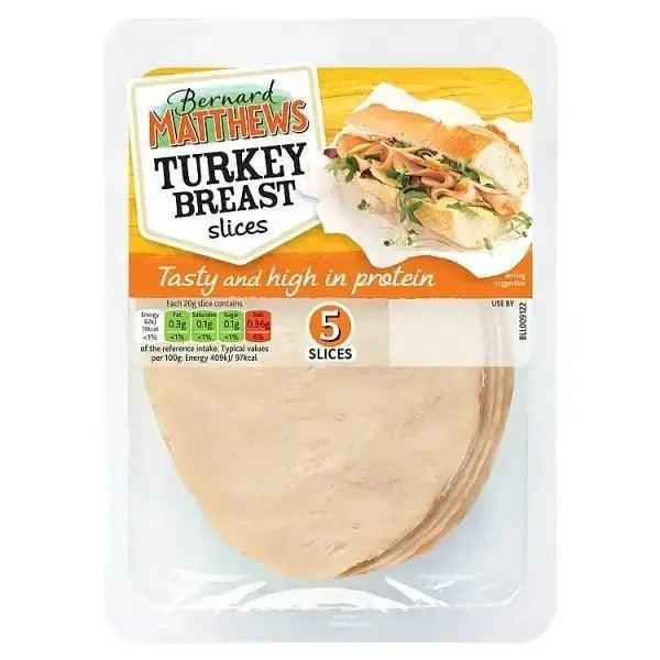Bernard Matthews Turkey Breast 5 Slices 100g Bernard Matthews Turkey Breast 5 Slices 100g