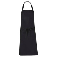 Bib Apron Black Detail Non Tangle Ties Size Adjuster