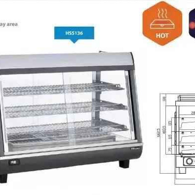 Blizzard Countertop Heated Merchandiser HSS136