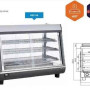 Blizzard Countertop Heated Merchandiser HSS136