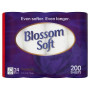 Blossom Soft Premium 2 Ply Toilet Tissue 24 Rolls