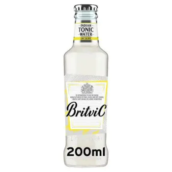 Britvic Indian Tonic Water Low Calorie Bottles 24 x 200ml (Case of 24)