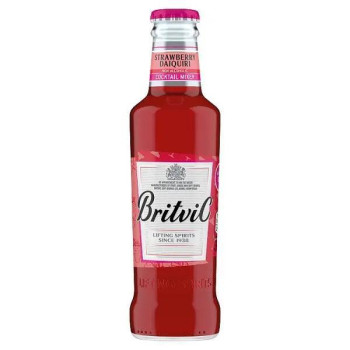 Britvic Strawberry Daiquiri Non-Alcoholic Cocktail Mixer 200ml (Case of 24)