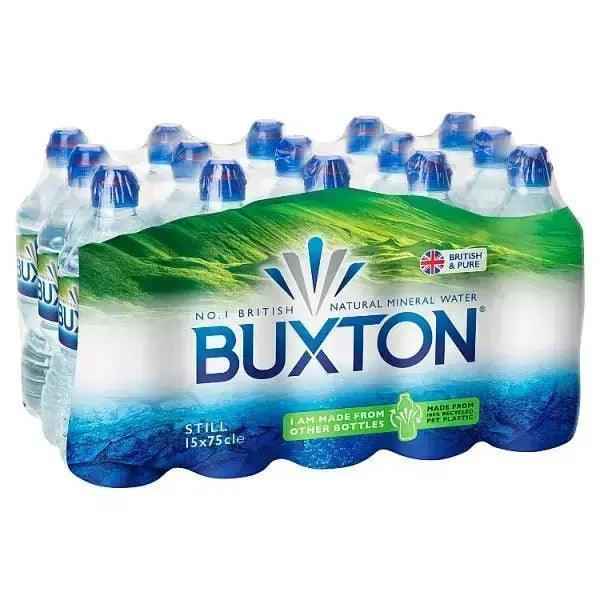Buxton Still Natural Mineral Water Sports Cap 15x750ml