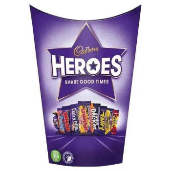 Cadbury Heroes Chocolate Carton 185g Cadbury Heroes Chocolate Carton 185g