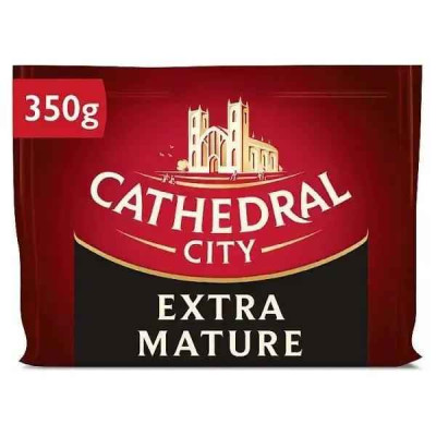 Cathedral City Extra Mature Cheese 350g (Case of 10) Cathedral City Extra Mature Cheese 350g (Case of 10)