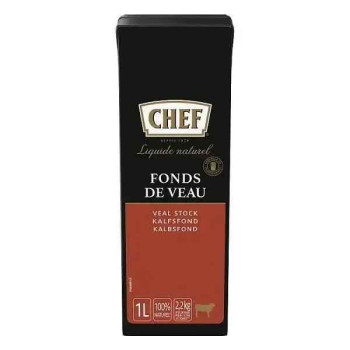 Chef Premium Natural Veal Stock Pack 1 Litre