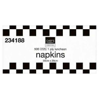 Chefs Essentials 1 Ply Luncheon 500 Napkins
