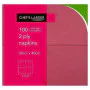 Chefs Larder 100 Napkins Bordeaux 2 Ply