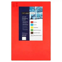 Chefs Larder Hygiene Chopping Board Red 45x30cm (Case of 10)