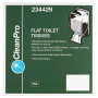 CleanPro Flat Toilet Tissues White 2 Ply 36 Packs 250 Sheets