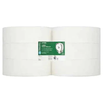 CleanPro Jumbo 6 Toilet Rolls 60mm