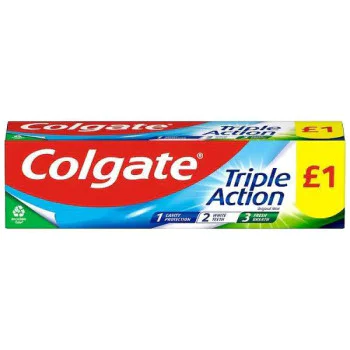 Colgate Triple Action Toothpaste 75ml (Case of 12)