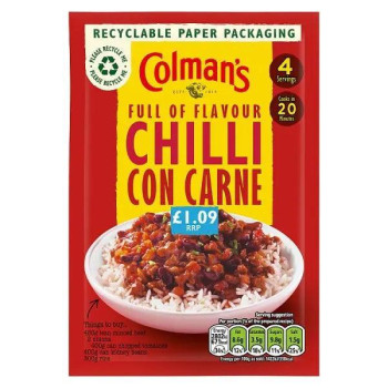 Colman's Recipe Mix Chilli Con Carne 50g (Case of 10)
