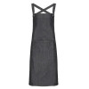 Cross Back Barista Apron Black, Black Denim, Indigo Denim, Grey Denim