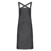 Cross Back Barista Apron Black, Black Denim, Indigo Denim, Grey Denim