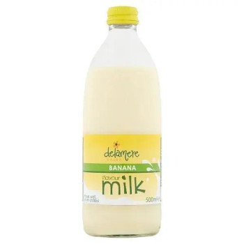 Delamere Dairy Banana Flavour Milk 500ml (Case of 12) Delamere Dairy Banana Flavour Milk 500ml (Case of 12)