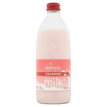 Delamere Dairy Strawberry Flavour Milk 500ml (Case of 12) Delamere Dairy Strawberry Flavour Milk 500ml (Case of 12)