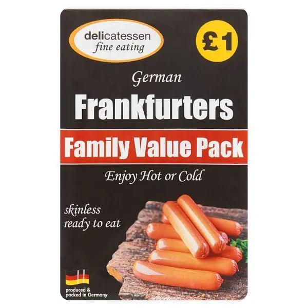 Delicatessen Fine Eating German Frankfurters 12 x 20g (240g) (Case of 9) Delicatessen Fine Eating German Frankfurters 12 x 20g (240g) (Case of 9)