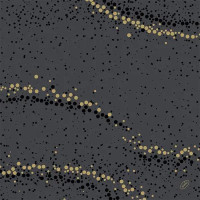 Duni Golden Stardust 40cm Dunisoft NapkinBlack