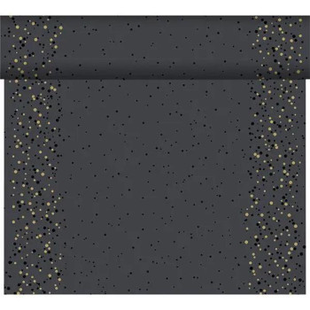 Duni Golden Stardust Black Dunicel Tete a Tete 0.4x24m