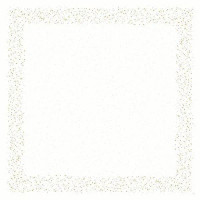 Duni Golden Stardust White Slipcover 84x84cm