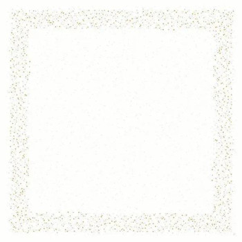 Duni Golden Stardust White Slipcover 84x84cm Duni Golden Stardust White Slipcover 84x84cm