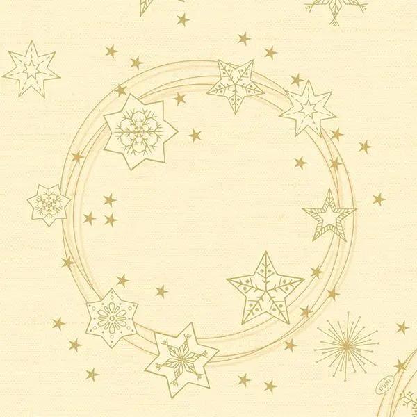 Duni Star Shine Cream 40cm Dunisoft Napkin Duni Star Shine Cream 40cm Dunisoft Napkin