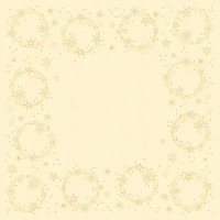 Duni Star Shine Cream Slipcover Dunisilk 84x84cm