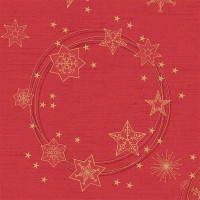 Duni Star Shine Red 40cm Dunisoft Napkin