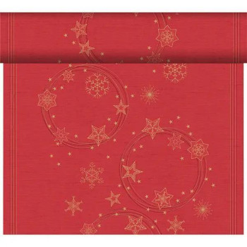 Duni Star Shine Red Dunicel Tete a Tete 0.4x24m