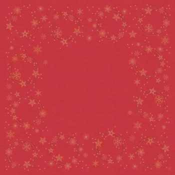 Duni Star Shine Red Slipcover Dunisilk 84x84cm Duni Star Shine Red Slipcover Dunisilk 84x84cm