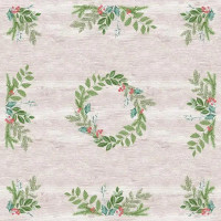 Duni Winter Greene Slipcover Dunisilk 84x84cm