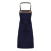 Espresso Bib Apron Black-Black, Black-Brown, Khaki-Brown, Navy-Brown