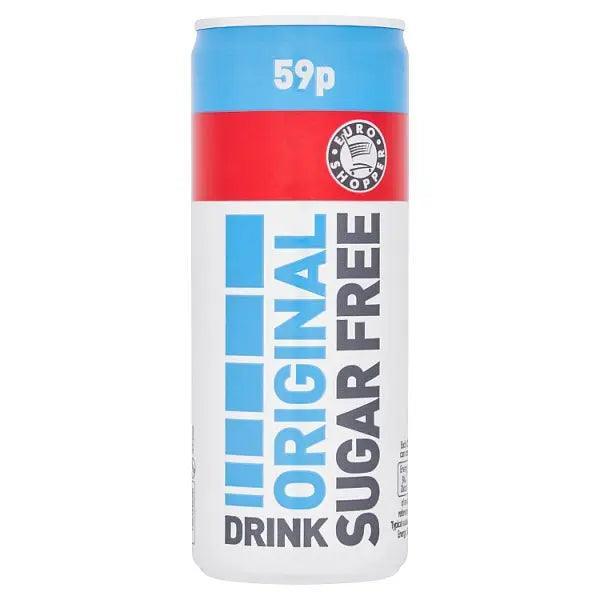 Euro Shopper Original Sugar Free Drink 250ml (Case of 24) Euro Shopper Original Sugar Free Drink 250ml (Case of 24)