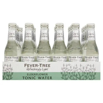 Fever-Tree Refreshingly Light Elderflower Tonic Water 24 x 200ml Fever-Tree Refreshingly Light Elderflower Tonic Water 24 x 200ml