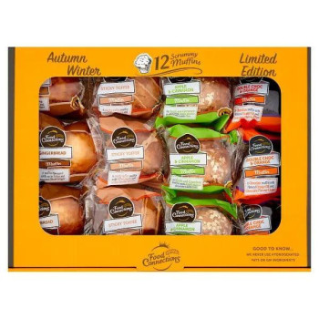 Food Connections Limited Edition Autumn Winter 12 Scrummy Muffins (Case of 12)