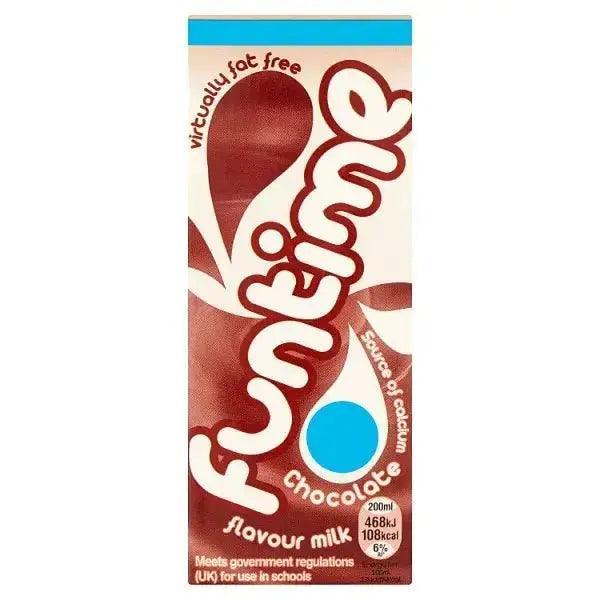 Funtime Chocolate Flavour Milk 200ml (Case of 30) Funtime Chocolate Flavour Milk 200ml (Case of 30)