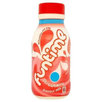 Funtime Strawberry Flavour Milk 480ml (Case of 12) Funtime Strawberry Flavour Milk 480ml (Case of 12)