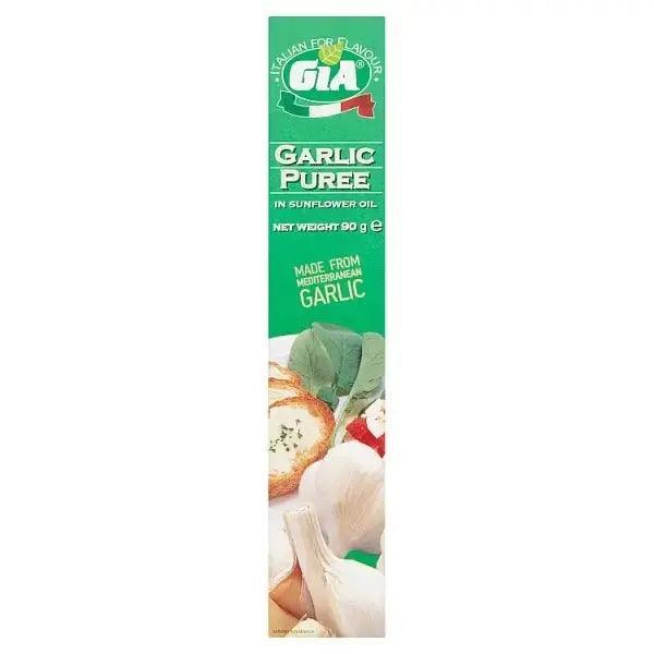 Gia Garlic Puree in Sunflower Oil 90g (Case of 12) Gia Garlic Puree in Sunflower Oil 90g (Case of 12)