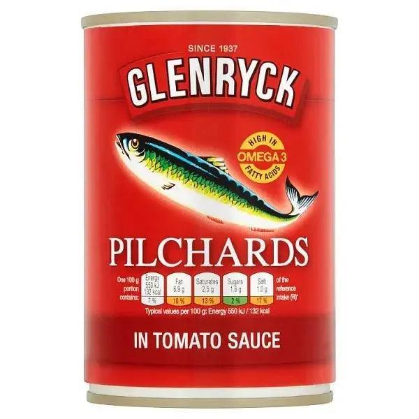 Glenryck Pilchards in Tomato Sauce 400g (Case of 12) Glenryck Pilchards in Tomato Sauce 400g (Case of 12)