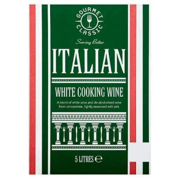 Gourmet Classic Italian White Cooking Wine 5 Litres