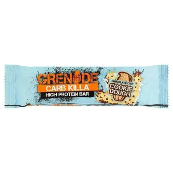 Grenade Carb Killa High Protein Bar Chocolate Chip Cookie Dough 60g (Case of 12) Grenade Carb Killa High Protein Bar Chocolate Chip Cookie Dough 60g (Case of 12)