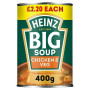 Heinz Big Soup Chicken & Veg 400g (Case of 12)