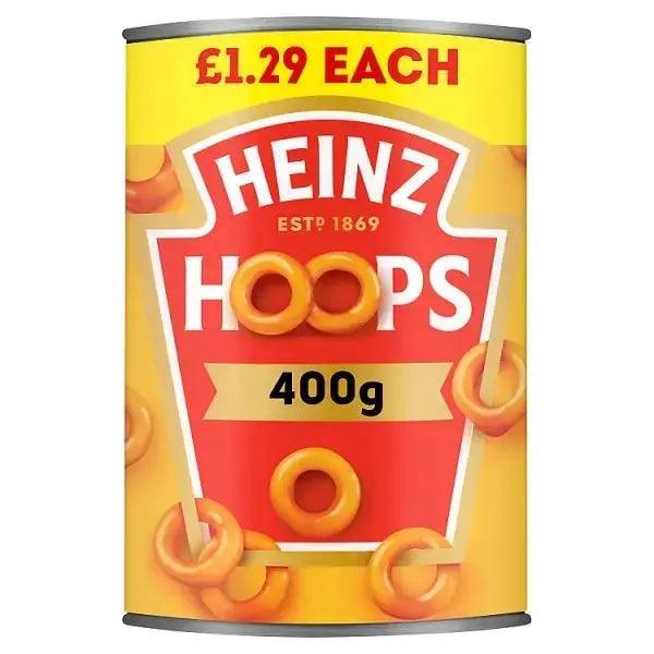 Heinz Hoops Shaped Pasta in a Juicy Tomato Sauce 400g (Case of 24) Heinz Hoops Shaped Pasta in a Juicy Tomato Sauce 400g (Case of 24)