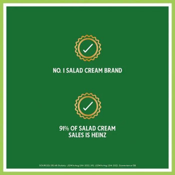 HEINZ Salad Cream Original 285g (Case of 12)